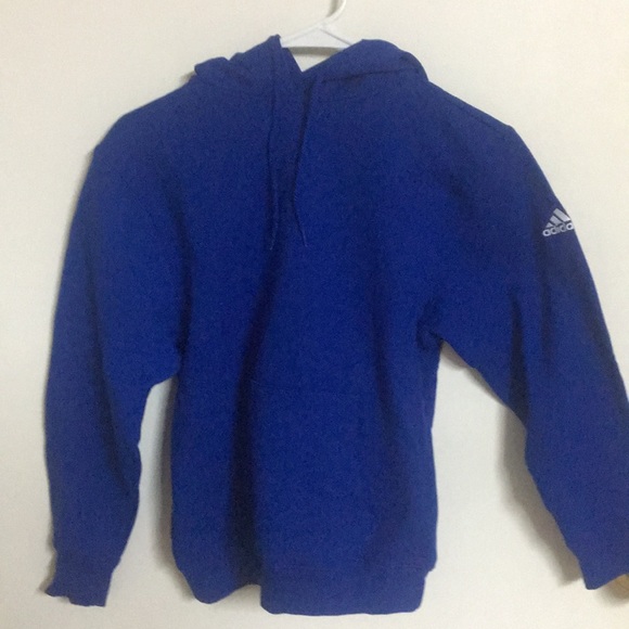 New with tags youth large Adidas Blue hoodie. - Picture 3 of 6